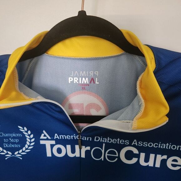 Primal Women's Bicycle Sport Cut Front Zip Short Sleeve Jersey Size XL - Picture 3 of 4